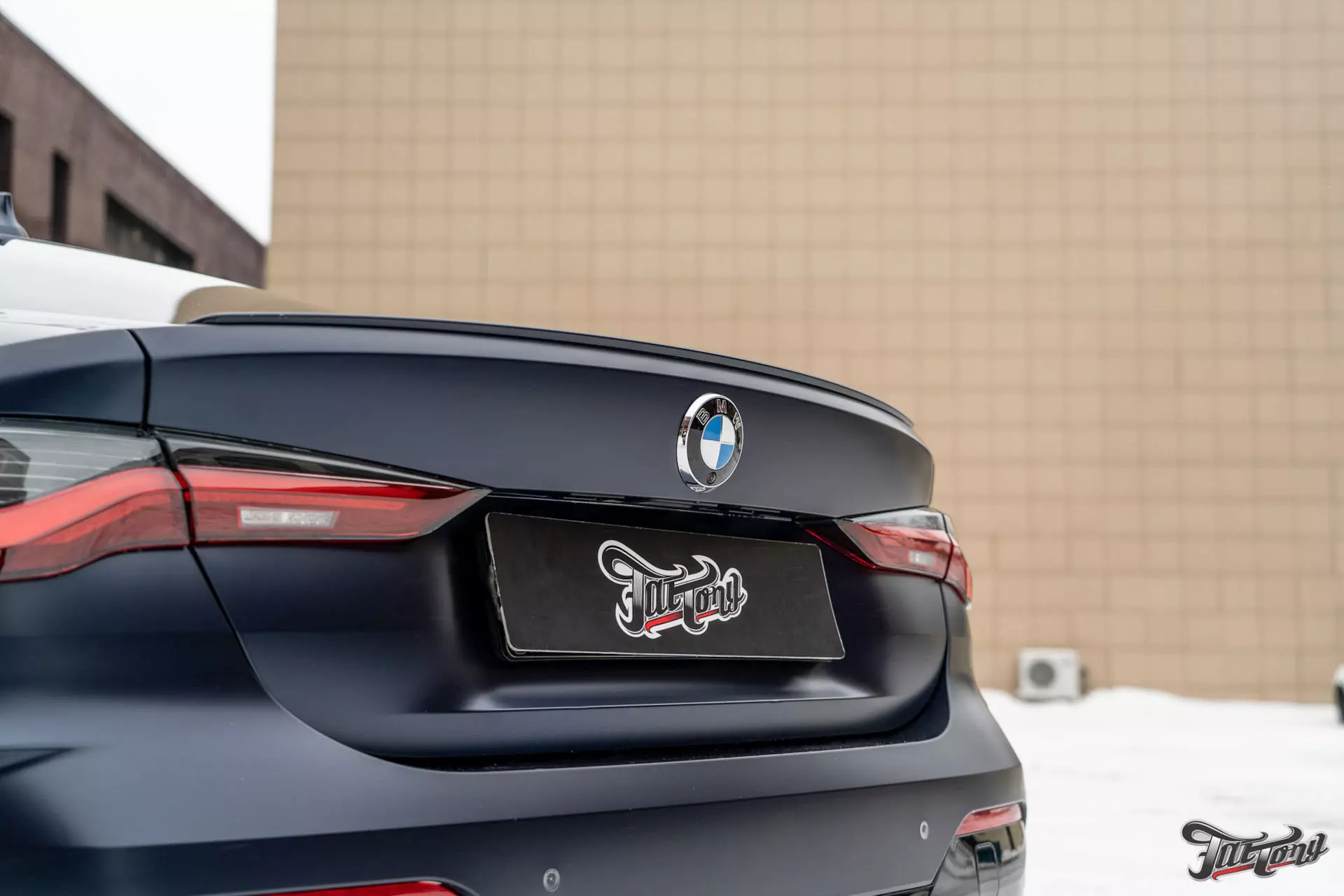 BMW 440i. Оклейка в матовый полиуретан